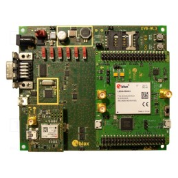 1 pcs x u-blox - EVK-R8001-00C - Dev.kit: LTE, RS232,USB, LENA-R8001-00C, prototype board x3