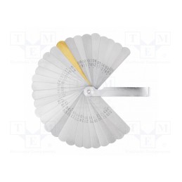 1 pcs x Hu00d6GERT TECHNIK - HT8G331 - Metric feeler gauge, L: 75mm, Width: 13mm, 13pcs.