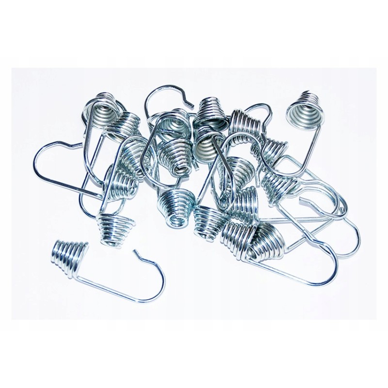 The end of the elastic cord, a spring hook, fi 10, a rubber cord hook, 10 pcs