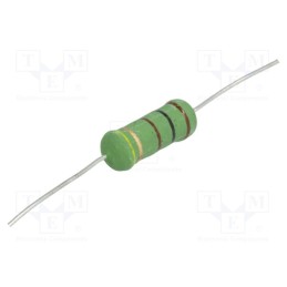 10 pcs x ROYAL OHM - KNPA3WJ0101AA9 - Resistor: wire-wound, high voltage, THT, 100Ω, 3W, ±5%, Ø6.5x17.5mm