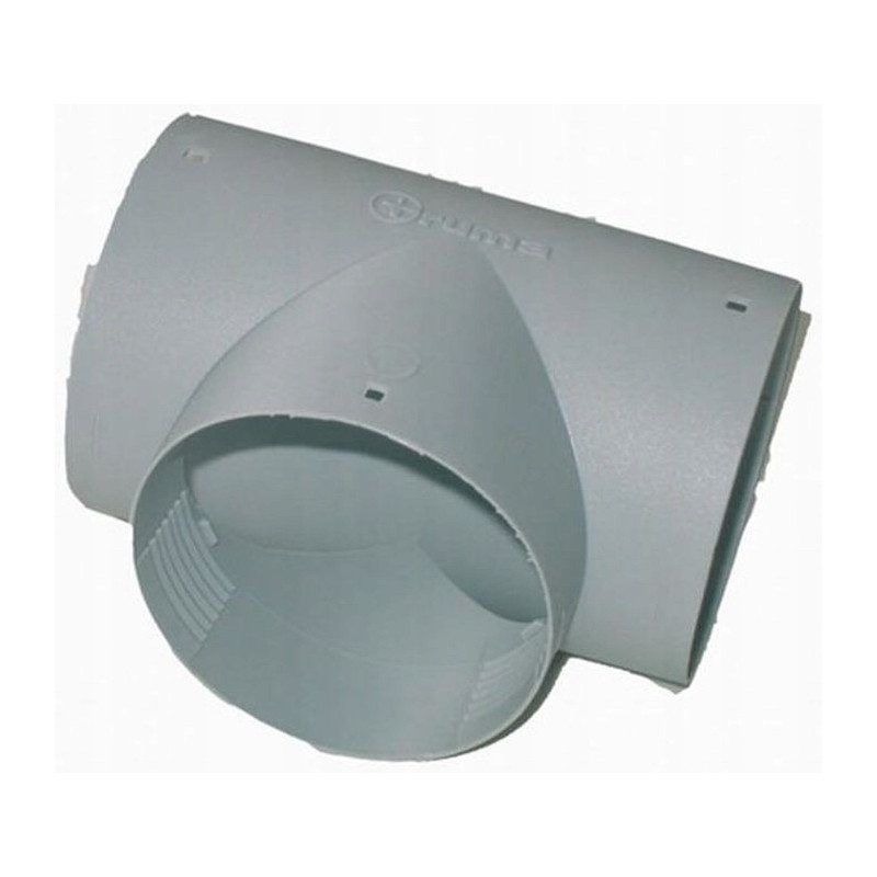 Gray T-piece for the heating pipe of the Truma trailer