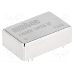 1 pcs x AIMTEC - AM5TW-2405S-RZ - Converter: DC/DC, 5W, Uin: 9÷36V, Uout: 5VDC, Iout: 1A, DIP24