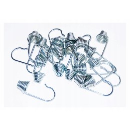 The end of the elastic cord, a spring hook, fi 10, a rubber cord hook, 20 pcs