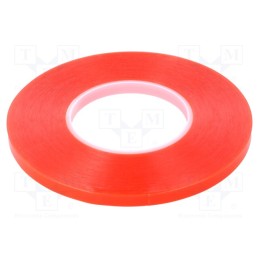 1 rol x - N220E(F) 9MM 50M - Tape: fixing, W: 9mm, L: 50m, Thk: 220um, modified acryl, transparent