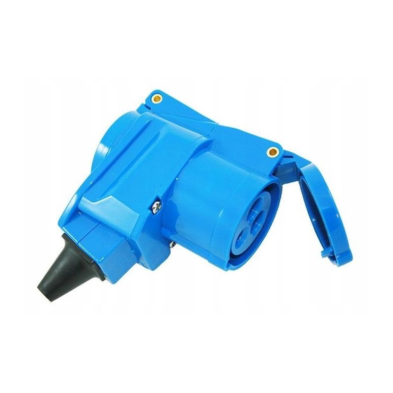 Angle plug for a 230v cee schuko haba camper