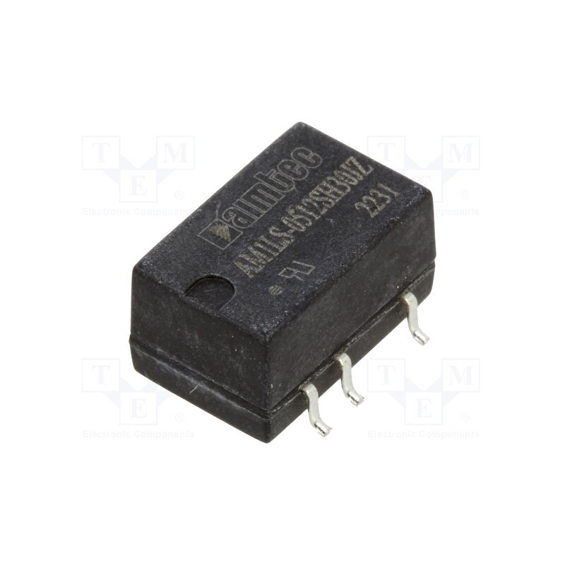 1 pcs x AIMTEC - AM1LS-0512SH30JZ - Converter: DC/DC, 1W, Uin: 4.5÷5.5V, Uout: 12VDC, Iout: 84mA, SMD