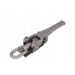 Side closure with eccentric flaps with lock