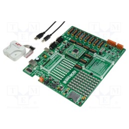 1 pcs x MIKROE - BIG8051 DEVELOPMENT SYSTEM - Dev.kit: 8051 Silicon Labs, CAN,Ethernet,JTAG,RS232