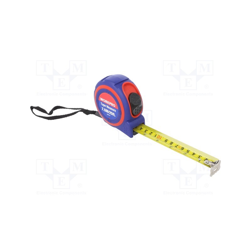 1 pcs x Workpro - W061010 - Measuring tape, L: 7.5m