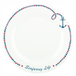 Set of 6 marine plates for boats