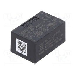 1 pcs x RECOM - RAC05E-12SK - Converter: AC/DC, 5W, 90÷264VAC, Usup: 130÷370VDC, Uout: 12VDC, 78%