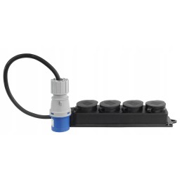 Adapter, CEE plug, 230v socket, IP44 adapter