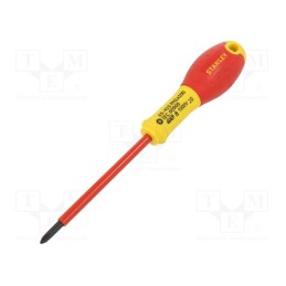 1 pcs x STANLEY - 0-65-415 - Screwdriver, Phillips, insulated, PH1, FATMAX®, 100mm, 1kVAC