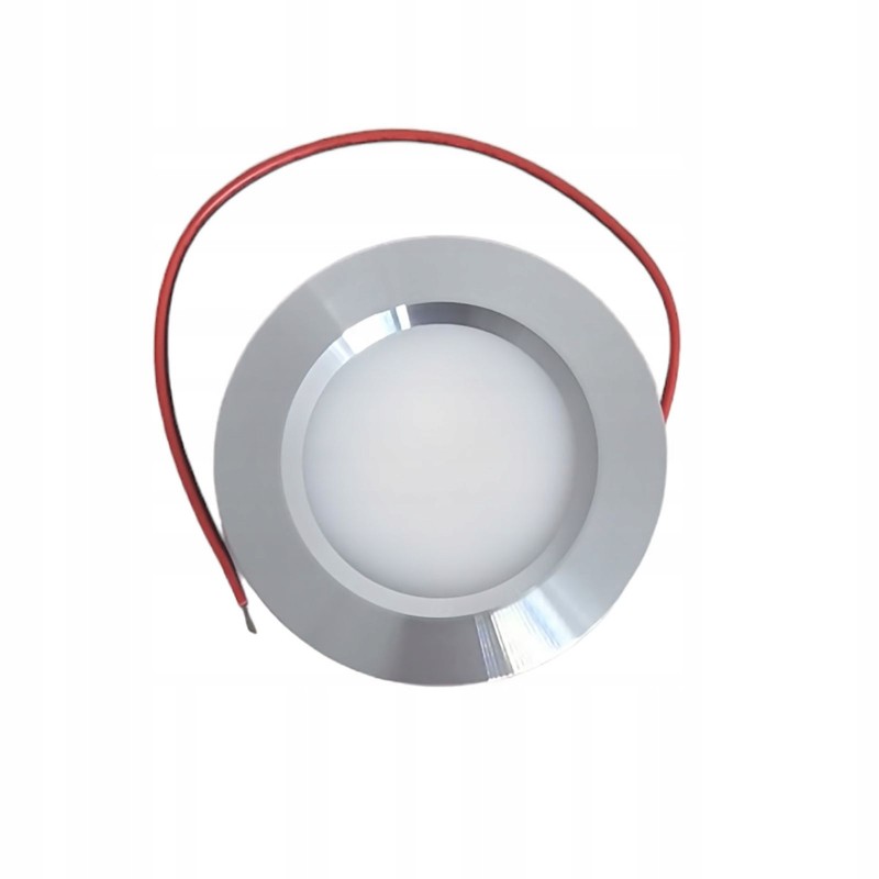 LED lamp 12v 24v ceiling recessed spot furniture drain for camper 2w