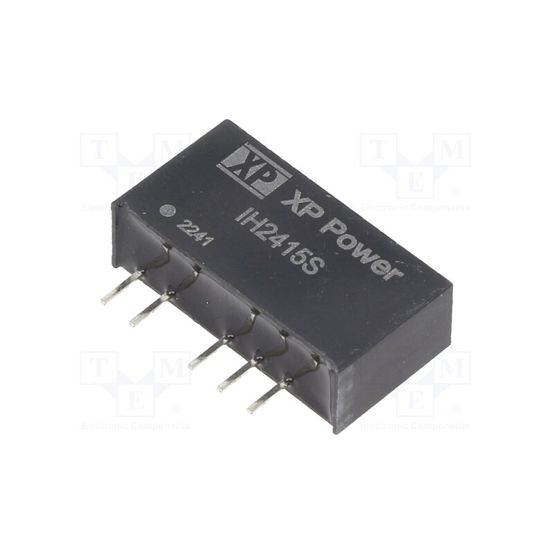 1 pcs x XP POWER - IH2415S - Converter: DC/DC, 2W, Uin: 24V, Uout: 15VDC, Uout2: -15VDC, Iout: 66mA
