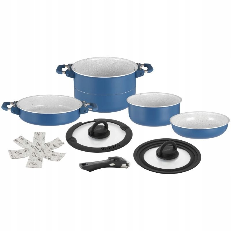 Set of camping pots Carezza Magnet 7 1 OE24 cm Brunner