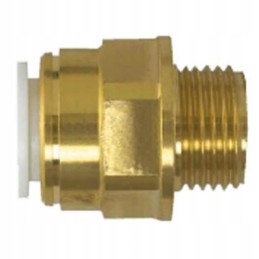 Screw quick connector 12 mm x 3 8 brass