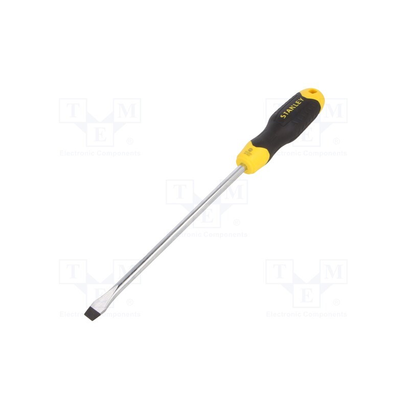 1 pcs x STANLEY - 0-64-922 - Screwdriver, slot, SL 10, CUSHIONGRIP, 200mm