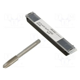 1 pcs x Vu00d6LKEL - 90546 - Tap, high speed steel cobalt HSS-E, M8, 1.25, 70mm, 5mm, ISO2/6H