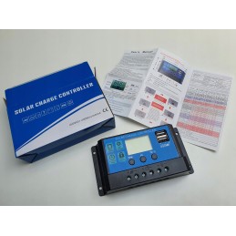 PWM 30a solar battery charging controller