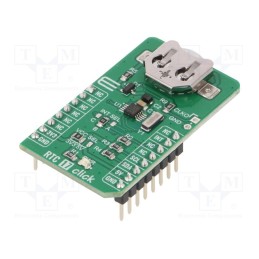 1 pcs x MIKROE - RTC 17 CLICK - Click board, RTC, I2C, RV5C387A, prototype board, 3.3VDC,5VDC