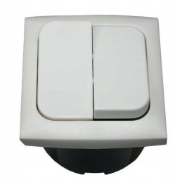 C line double switch, white isobox frame, haba in the shaft