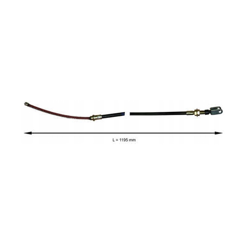 Brake cable forklift Toyota 7 8 10 25 left