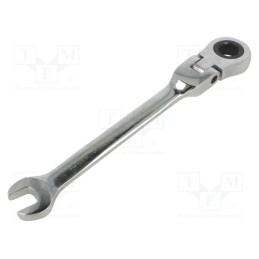 1 pcs x BM GROUP - 16610 - Wrench, combination spanner,with ratchet,with joint, 10mm
