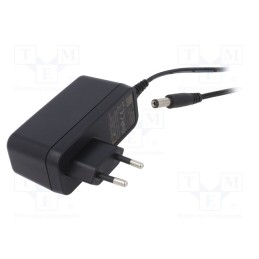 1 pcs x XP POWER - VEL18US240-EU-JA - Power supply: switched-mode, plug, 24VDC, 0.75A, 18W, Plug: EU, 85%