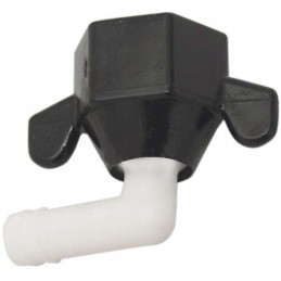 Angle connector for Schurflo water pump connection 10 mm