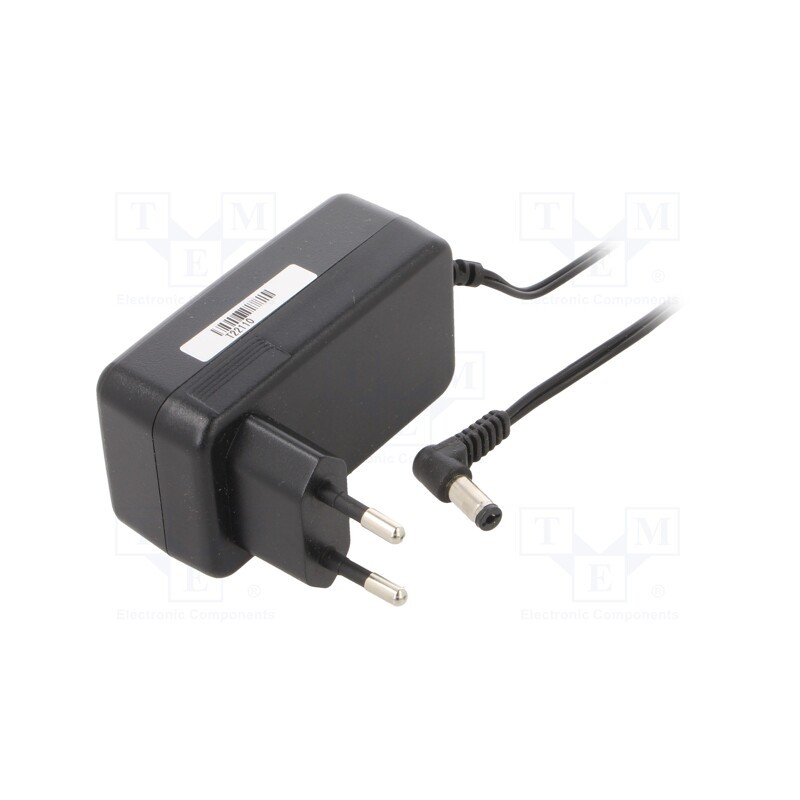 1 pcs x POS - POSC12200A-H-L - Power supply: switched-mode, plug, 12VDC, 2A, 24W, Plug: EU, 86.2%