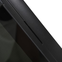 Rounded corner windows with sliding opening