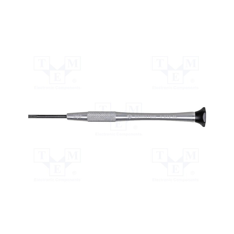 1 pcs x BERNSTEIN - 4-373-AL - Screwdriver, slot, precision, 2,0x0,4mm, Blade length: 22mm