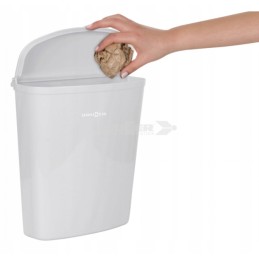 Brunner waste bin pillar 5 5 l white