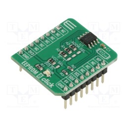 1 pcs x MIKROE - EEPROM 8 CLICK - Click board, EEPROM memory, I2C, CAV24C512, prototype board