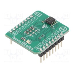 1 pcs x MIKROE - THERMO 22 CLICK - Click board, temperature sensor, I2C, TMP75C, prototype board