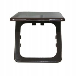 Brown haba camper socket cover with cover