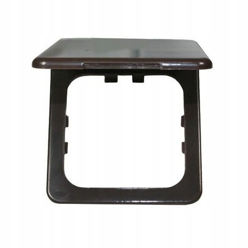 Brown haba camper socket cover with cover