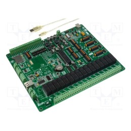 1 pcs x MIKROE - AVRPLC16 V6 PLC SYSTEM - Dev.kit: Microchip AVR, ATMEGA, uC: ATMEGA32