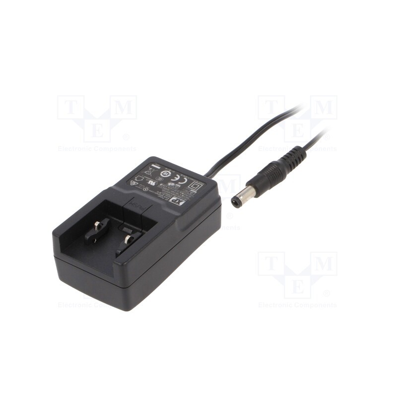 1 pcs x XP POWER - ACM06US12 - Power supply: switched-mode, plug, 12VDC, 0.5A, 6W, Plug: none, 82%