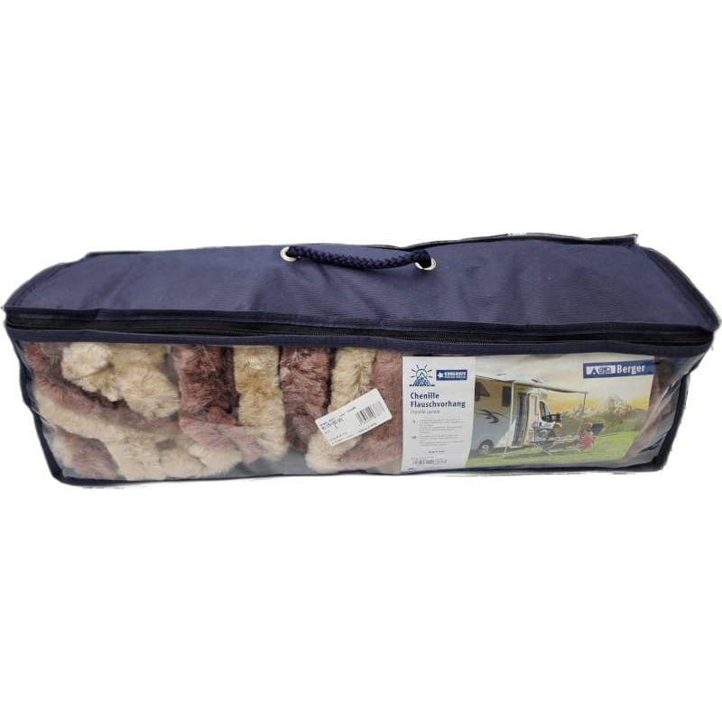 Brown and beige fringes for doors, 56x185 cm