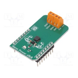 1 pcs x MIKROE - NANO POWER CLICK - Click board, DC/DC converter, GPIO, MAX17222, prototype board