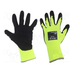 1 set x WONDER GRIP - 52940 - Protective gloves, Size: 10,XL, green (light), polyester, Opty