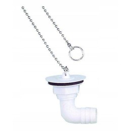 Water drain for the washbasin, 19mm, 3-4 angle