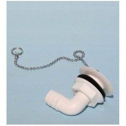 Water drain for the washbasin, 19mm, 3-4 angle