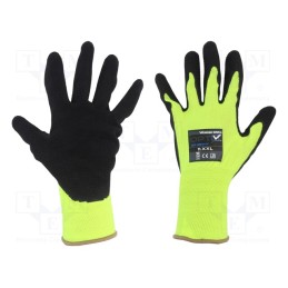 1 set x WONDER GRIP - 52942 - Protective gloves, Size: 11,XXL, green (light), polyester, Opty
