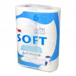 Soft toilet paper, 6 rolls, toilet, camping, camping