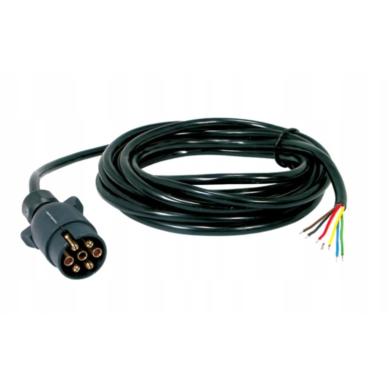 Trailer connection cable with plug, 12 m