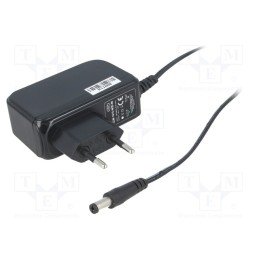 1 pcs x CELLEVIA POWER - CLW-1515-W2E-ER - Power supply: switched-mode, plug, 15VDC, 1A, 15W, Plug: EU, 84%