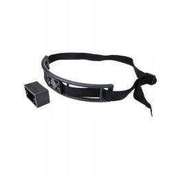 Strap for attaching a gas cylinder to a camper trailer